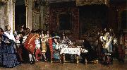 Jean Leon Gerome Louis XIV and Moliere Germany oil painting artist
